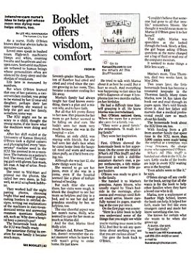 booklet offers wisdom comfort